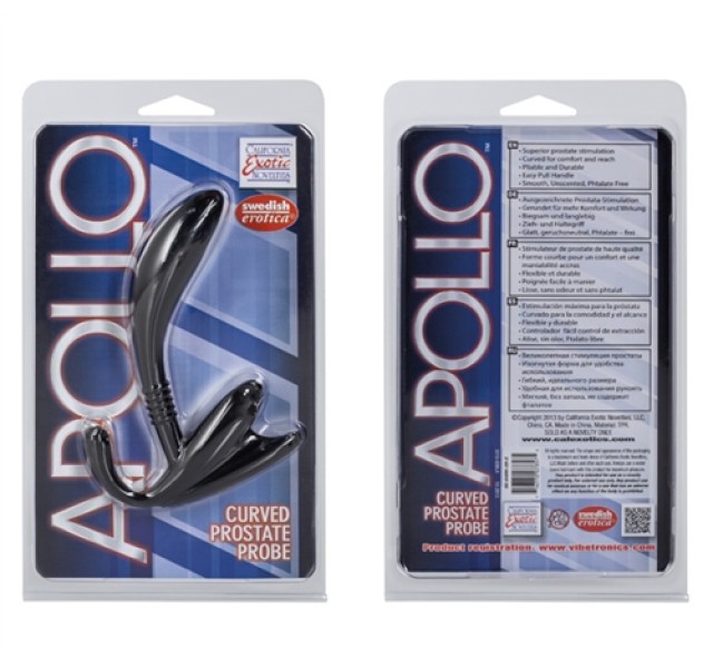 Apollo Curved Prostate Probe - Black