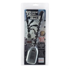 Silicone Flexi Power Rod Bendable Beaded Probe - Black