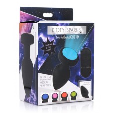 7x Light Up Rechargeable Anal Plug - Medium
