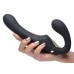 10x Mighty Rider Vibrating Strapless Strap-on Black