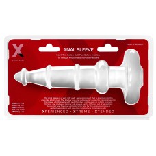 Xplay Anal Sleeve Plug 7.0 Inch - Clear