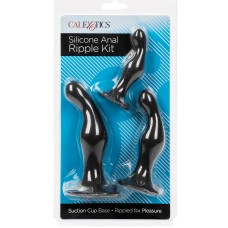 Silicone Anal Ripple Kit - Black