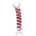 10 Inch Mr. Swirly Dildo - Red/clear 10 Inch Mr. Swirly Dildo - Red/clear