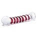 10 Inch Mr. Swirly Dildo - Red/clear 10 Inch Mr. Swirly Dildo - Red/clear