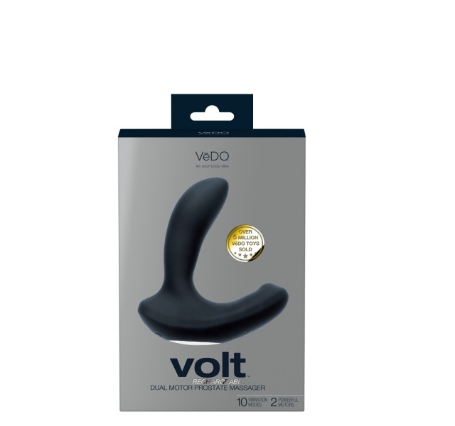 Volt Rechargeable Prostate Vibe - Black
