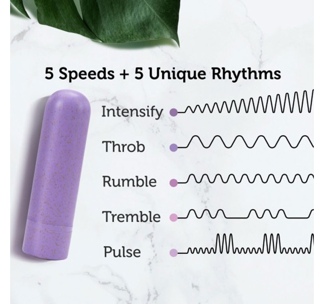 Gaia - Eco Rechargeable Bullet - Lilac Gaia - Eco Rechargeable Bullet - Lilac