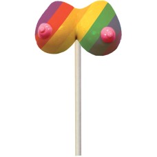 Rainbow Boobie Pops - 1.48 Oz.