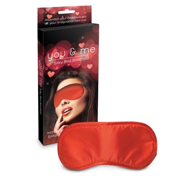 You & Me Silky Red Blindfold