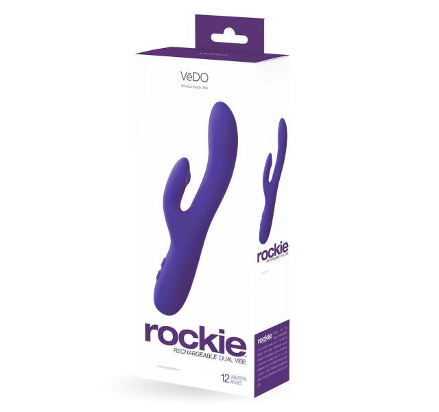 Rockie Dual Rechargeable Vibe - Indigo Rockie Dual Rechargeable Vibe - Indigo