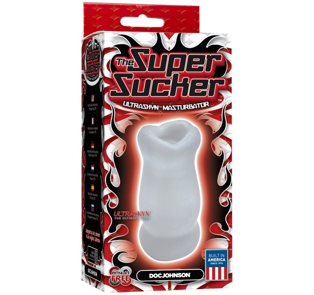 The Super Sucker Ultraskyn Masturbator - Clear