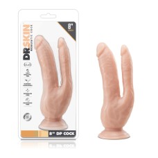 Dr. Skin - 8 Inch Dp Cock - Vanilla