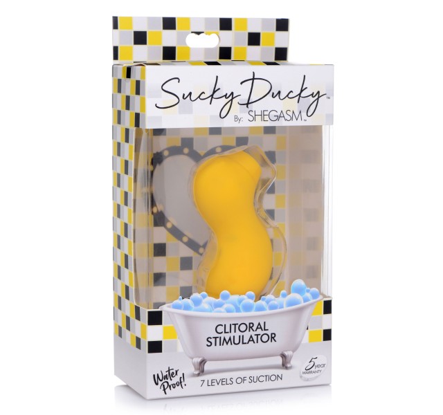 Sucky Ducky Silicone Clitoral Stimulator - Yellow