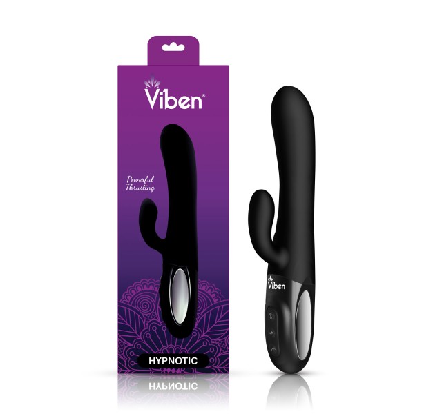 Hypnotic Clit Teaser and Thrusting Rabbit - Black