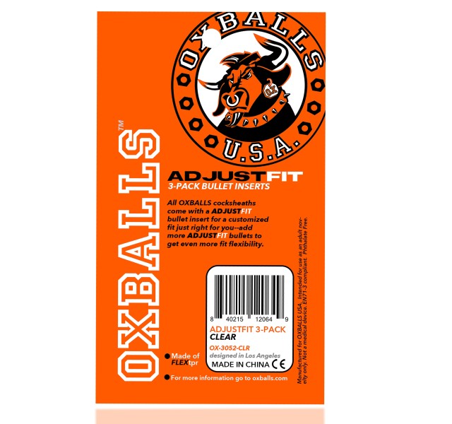 Cocksheath Adjustfit 3 Pack Bullet Inserts