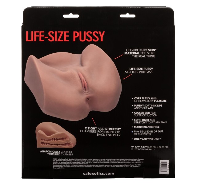 Stroke It Life-Size Pussy - Brown