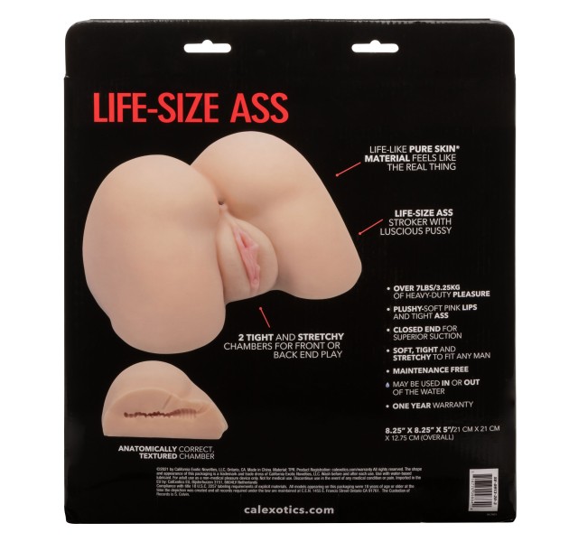 Stroke It Life-Size Ass - Ivory