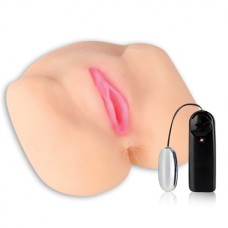 Vibrating Spread Eagle Pussy and Ass