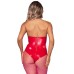 Vinyl Bodysuit - Small - Red