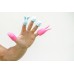 Quinn 5 Piece Silicone Attachments - Pink/blue