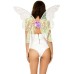 Iridescent Glitter Fairy Wings - One Size - Multicolor