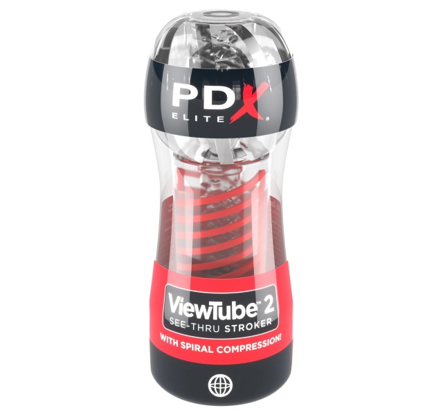 Pdx Elite Viewtube 2 Stroker - Clear