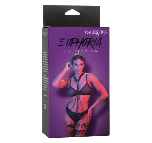 Euphoria Collection Multi Chain Harness - Black