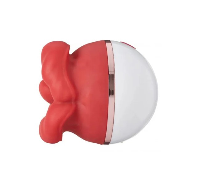 Big Lips Suction and Licking - Red