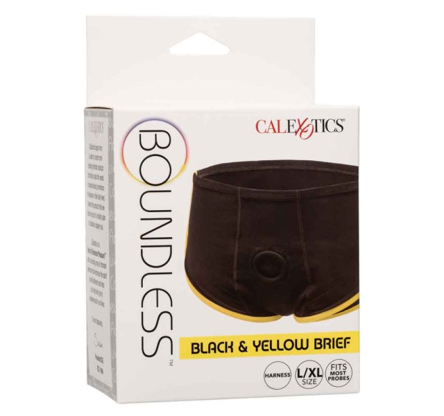 Boundless Black and Yellow Brief - Large/xlarge - Black/yellow