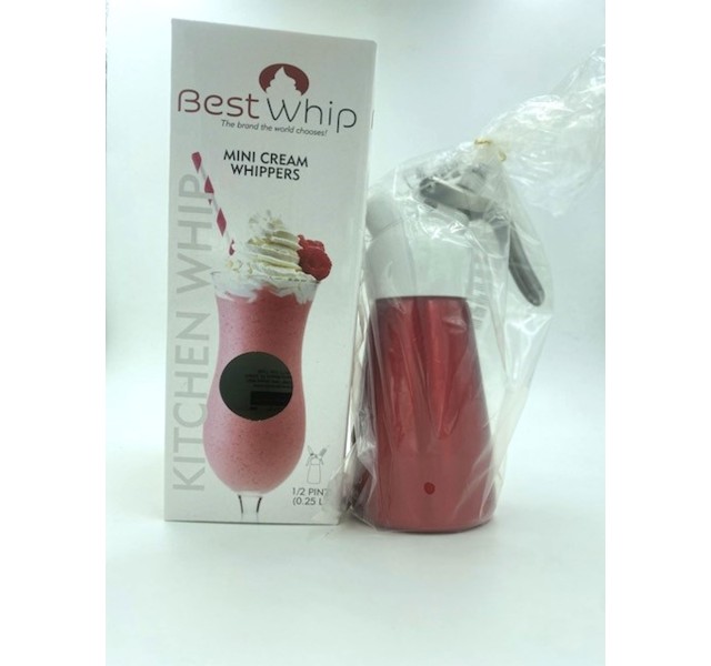 Mini Cream Whipper 1/2 Pint - Red
