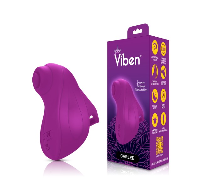 Carlee Tapping Finger Vibe -Berry