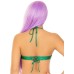 Mermaid Shell Bra Top - Large - Green