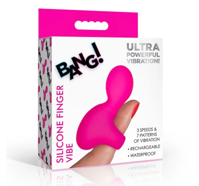 Silicone Finger Vibe - Pink