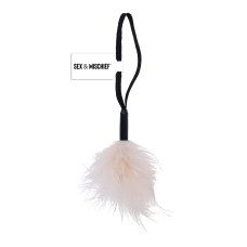 White Wrist Feather Tickler