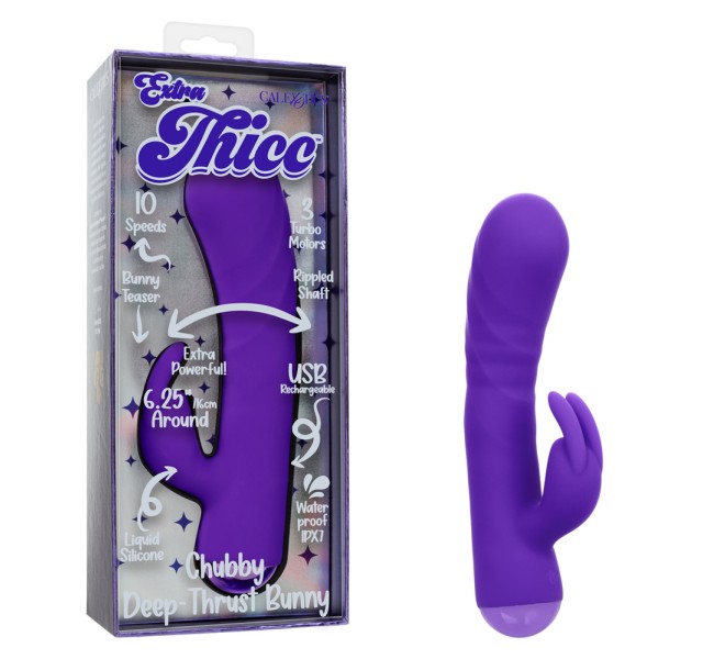 Extra ThiccChubbyDeep Thrust Bunny - Purple