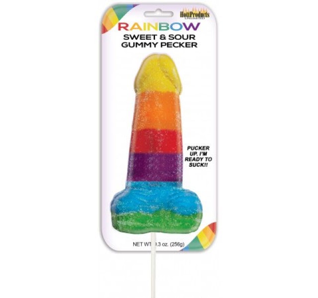 Rainbow Sweet & Sour Gummy Pecker