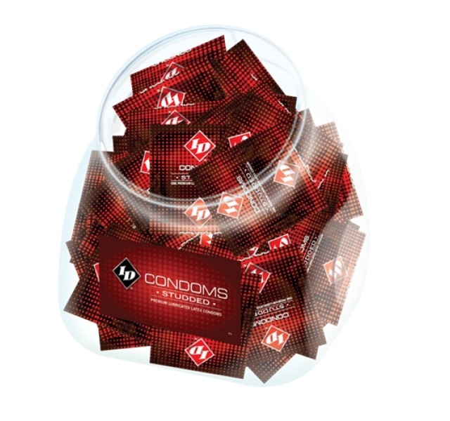 ID Condoms - Studded - 144 Piece Jar