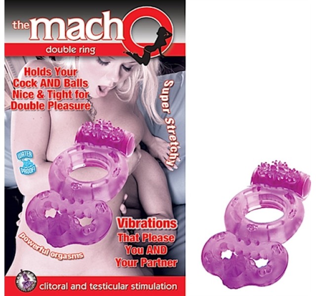 The Macho Double Ring Purple