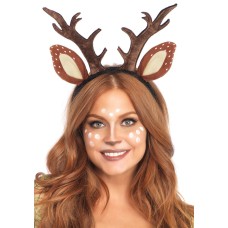 Fawn Ear Antler Animal Costume Headband Fawn Ear Antler Animal Costume Headband