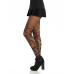 Bat Wing Sheer Tights Black Os