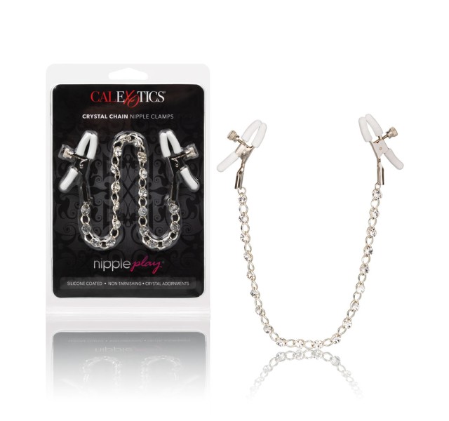 Nipple Play Crystal Chain Nipple Clamps