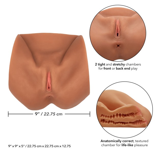 Stroke It Life-Size Pussy - Brown