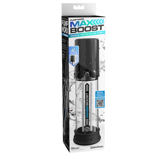 Pump Worx Max Boost - Black/clear
