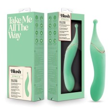 18x Vibrating Silicone Mini Wand - Blue