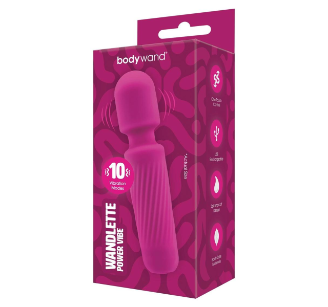 10x Vibra-Crescent Silicone Dual Ended Dildo - Black