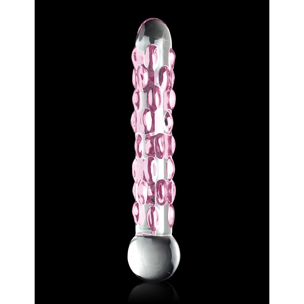 Icicles No. 7 - Clear / Pink