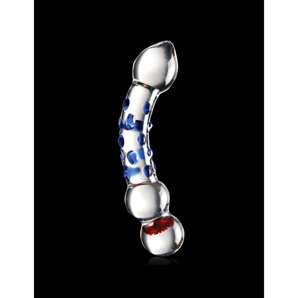 Icicles No. 18 - Clear / Blue