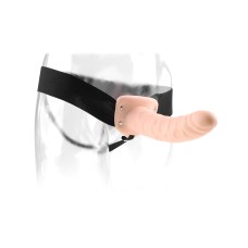 Fetish Fantasy Series 8 Inch Hollow Strap-on - Flesh Fetish Fantasy Series 8 Inch Hollow Strap-on - Flesh