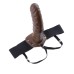 Fetish Fantasy Series 8 Inch Hollow Strap-on - Brown