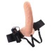 Fetish Fantasy Series 8-Inch Vibrating Hollow Strap-on - Flesh Fetish Fantasy Series 8-Inch Vibrating Hollow Strap-on - Flesh