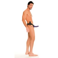 Fetish Fantasy Series for Him or Her Vibrating Hollow Strap-on - Purple Fetish Fantasy Series for Him or Her Vibrating Hollow Strap-on - Purple